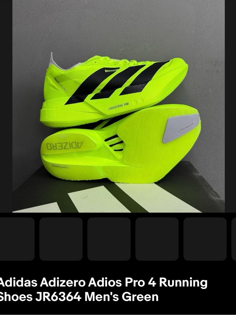 adidas Neon Yellow Racing Spike Shoes with Black Stripes Men 7